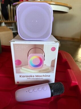 Portable Karaoke Machine with Microphone - Lavender